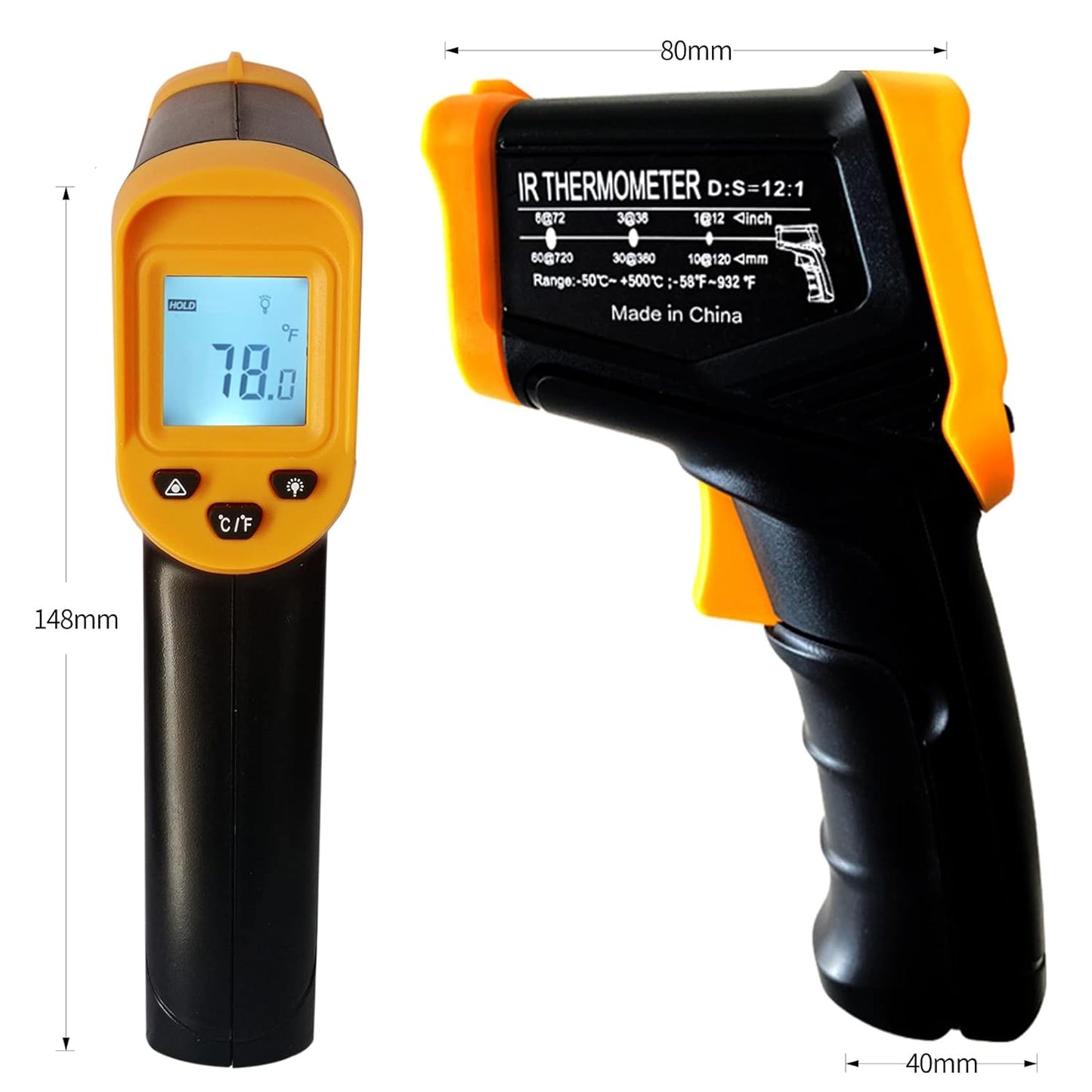 Digital Infrared Thermometer Gun for Cooking