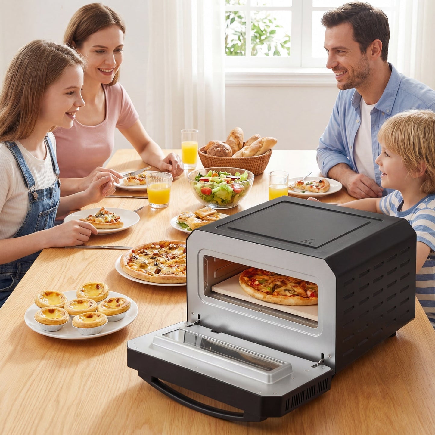 Indoor Countertop Electric Pizza Oven (12″)