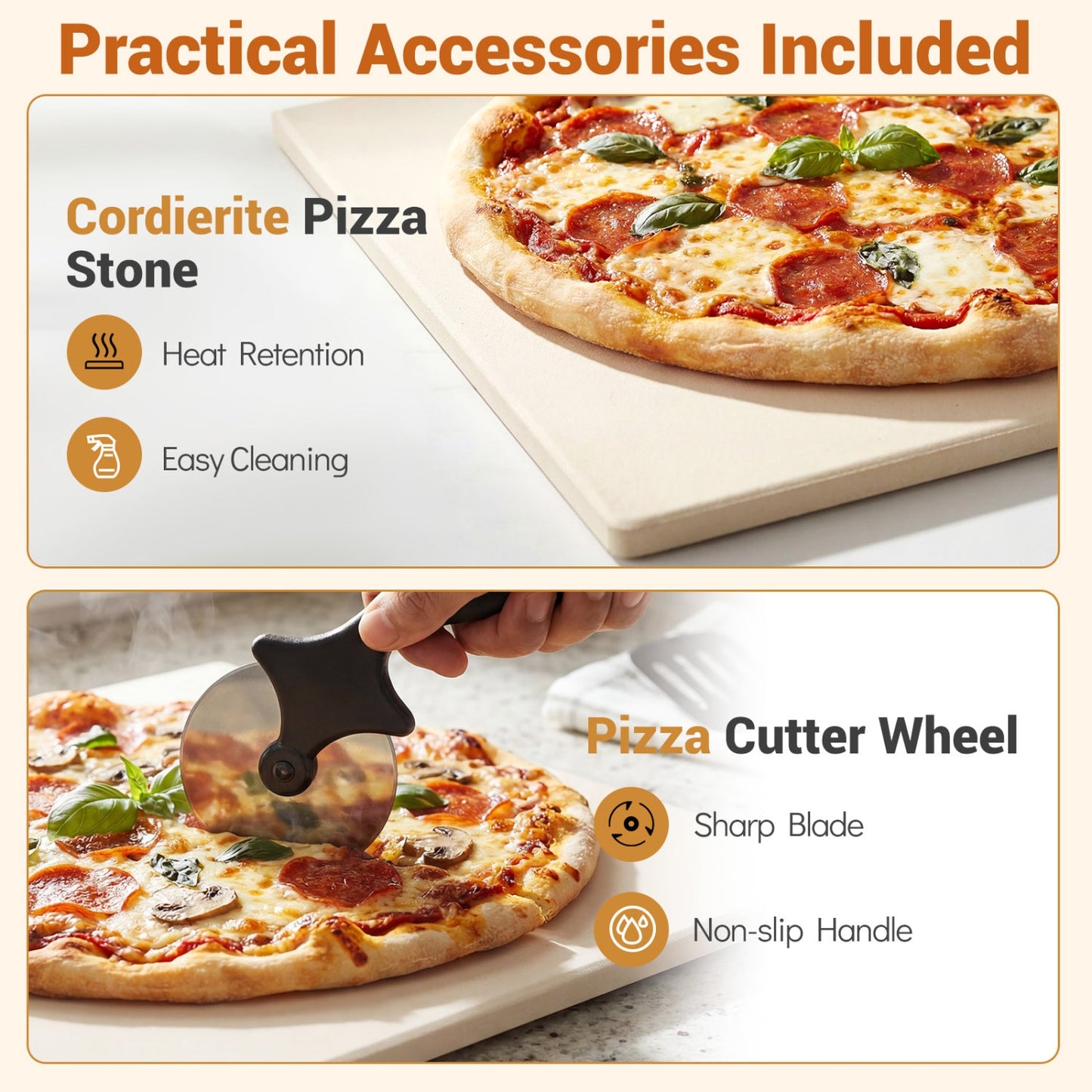 Indoor Countertop Electric Pizza Oven (12″)