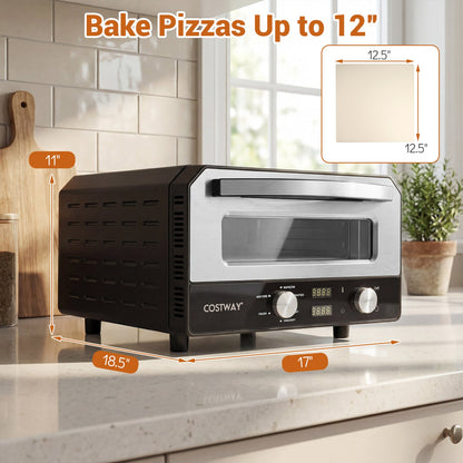 Indoor Countertop Electric Pizza Oven (12″)