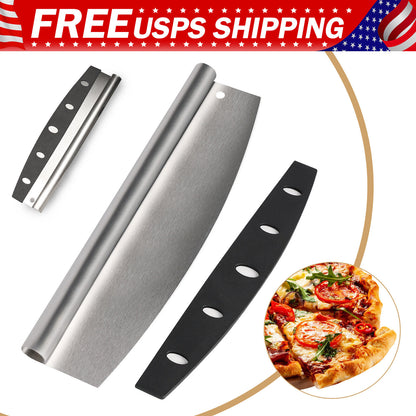 14" Professional Stainless Steel Food Pizza Cutter