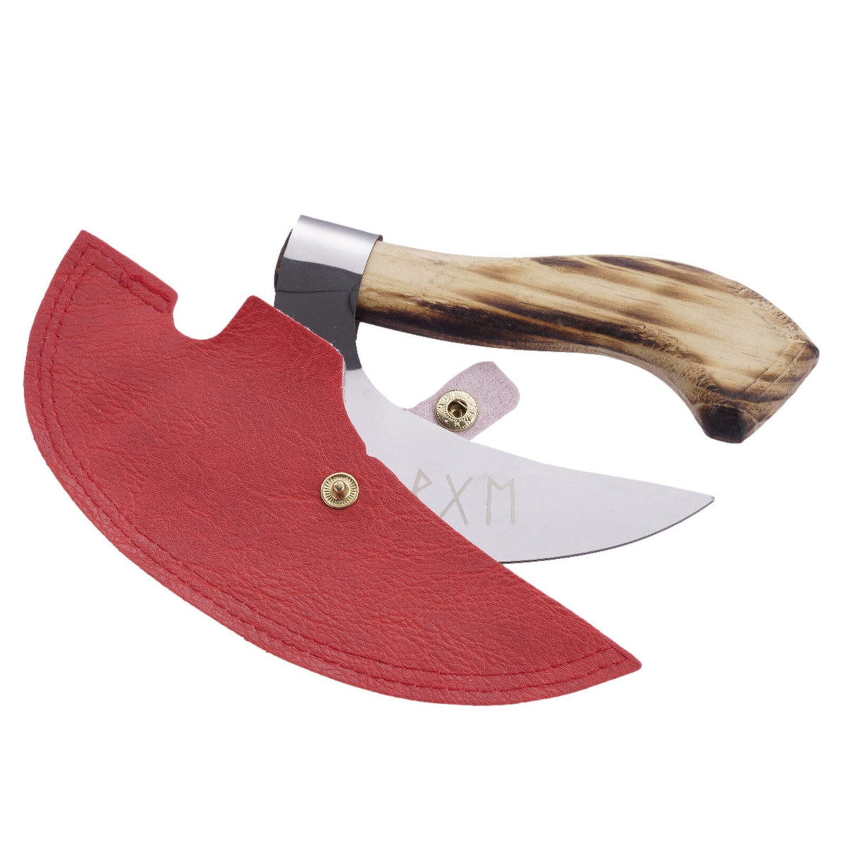 Axe Pizza Cutter Pizza Cutting Axe With Sharp Blades Viking Steel Pizza Axe With Wooden Handle Pizza Cutter Axe Rust Proof - Geras Club 0