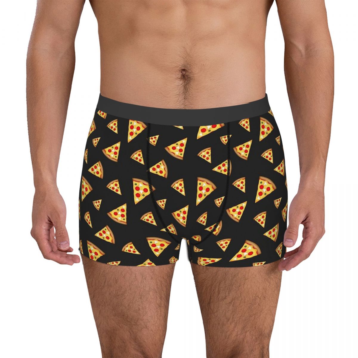 Cool And Fun Pizza Slices Underpants Cotton Panties Male Underwear Ventilate Shorts Boxer Briefs - Geras Club 0