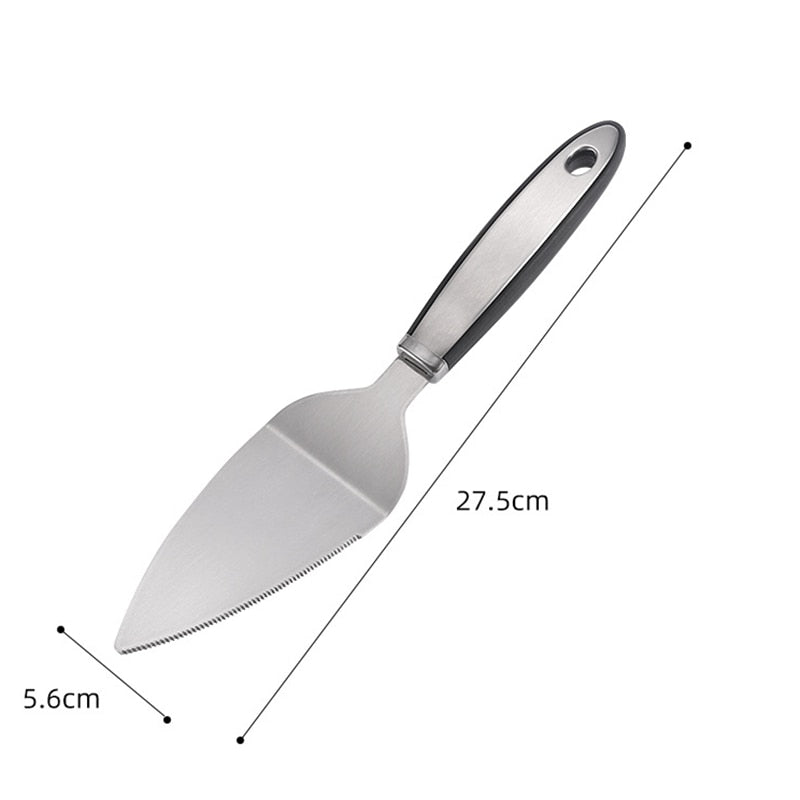 Stainless Steel Wooden Handle Swing Cutter Double Handle Pizza Cutter Wheel Knife Sawtooth Shovel Kitchen Baking Scraper Tool - Geras Club 0